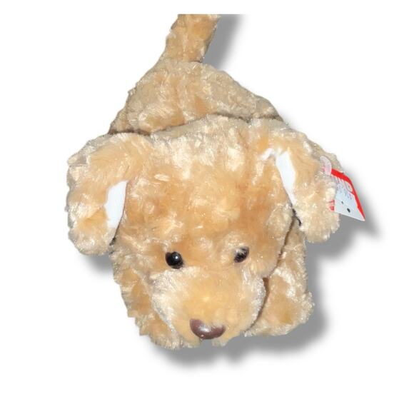 Gund Plush Dog Slippers Puppy Stuffed Animal Shower Gift Nursery Decor Brown 10” - Picture 4 of 11